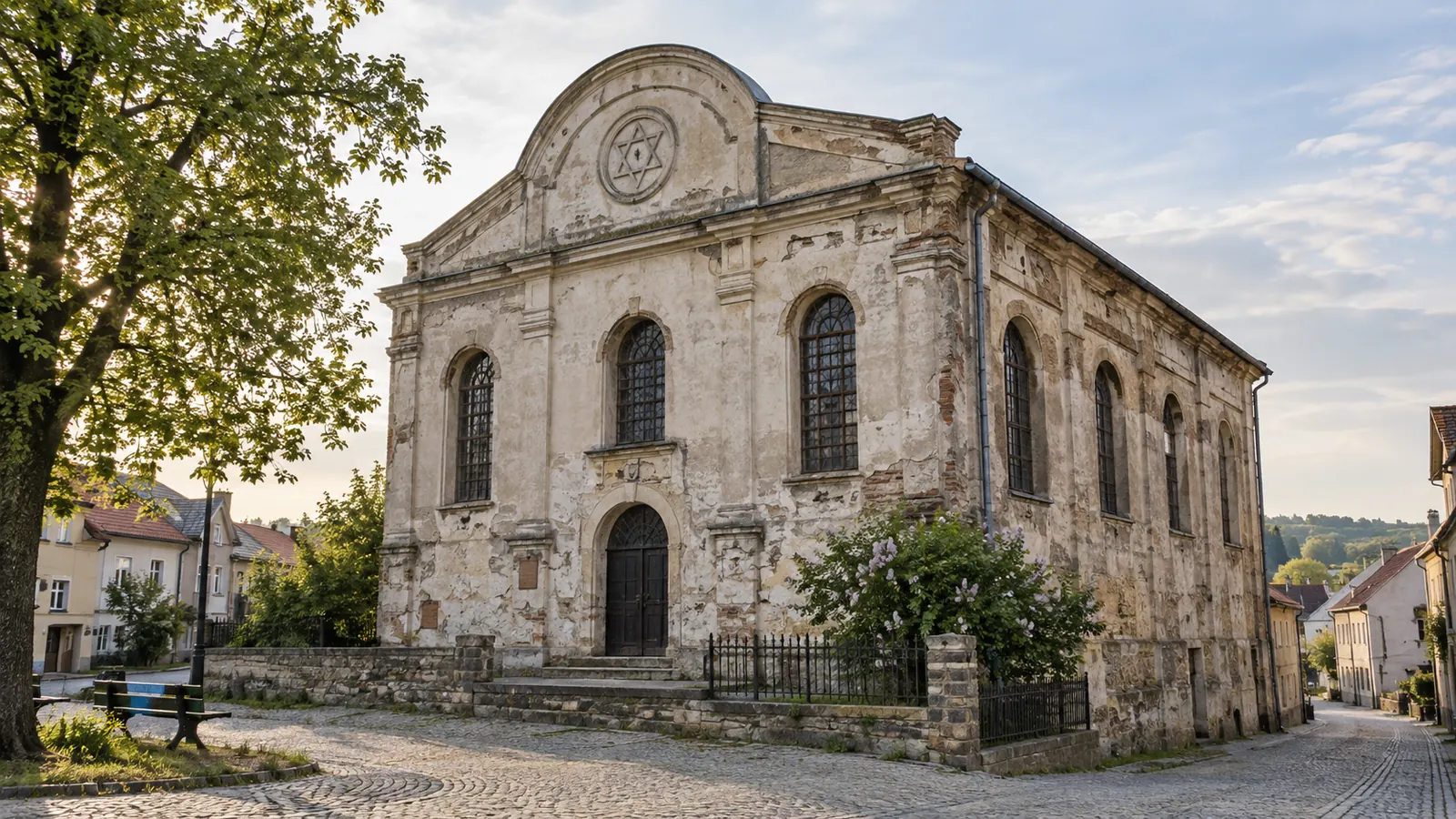 Autorska ilustracja do artykułu „Dawna synagoga w Wyrzysku – ślad społeczności żydowskiej”