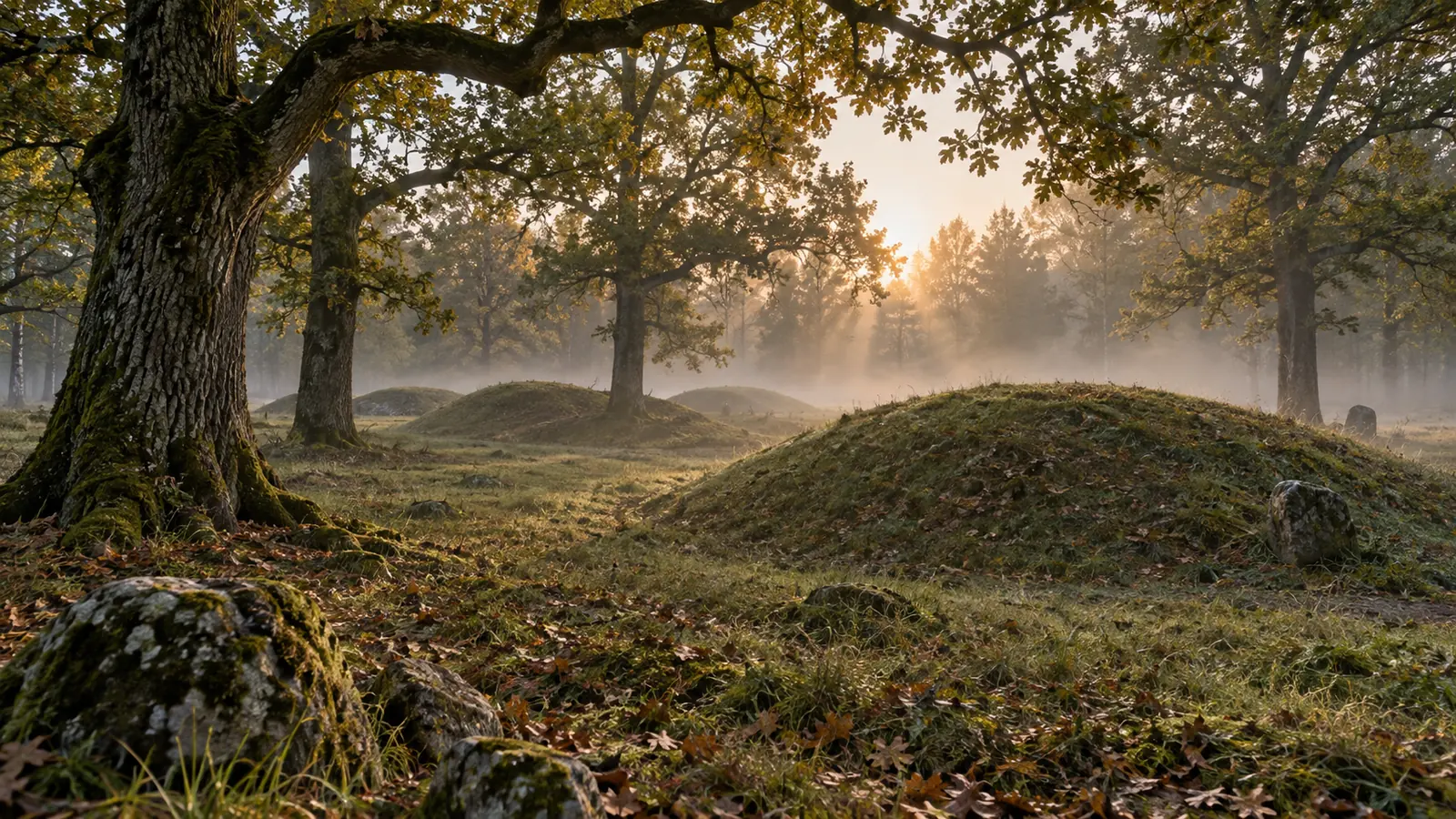 Autorska ilustracja do artykułu „Wczesnośredniowieczne cmentarzysko kurhanowe na Dębowej Górze”